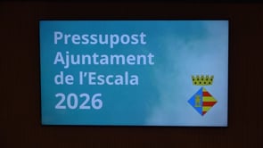 L'equip de govern porta a ple un pressupost de 28 milions, 4 en inversions