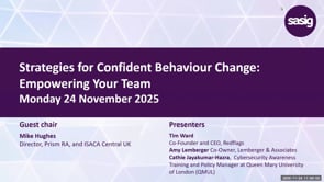 SASIG Webinar - Strategies for Confident Behaviour Change: Empowering Your Team 2025-11-24 11:00:01