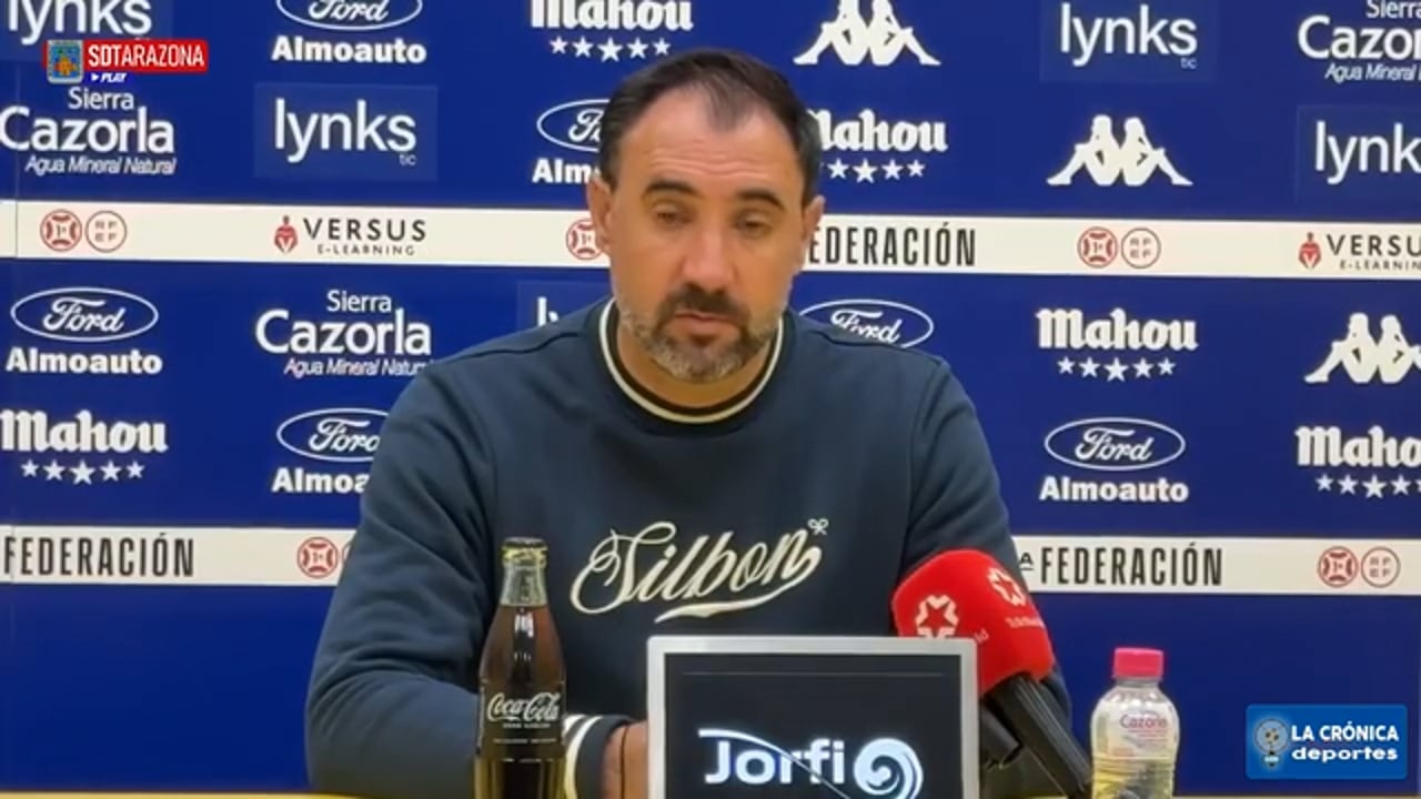 JUANMA BARRERO (Entrenador Tarazona) AD Alcorcón 1-0 SD Tarazona / J13 - 1ª RFEF G2 / Fuente: SD Tarazona