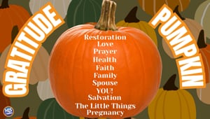 Our Thankful Pumpkin