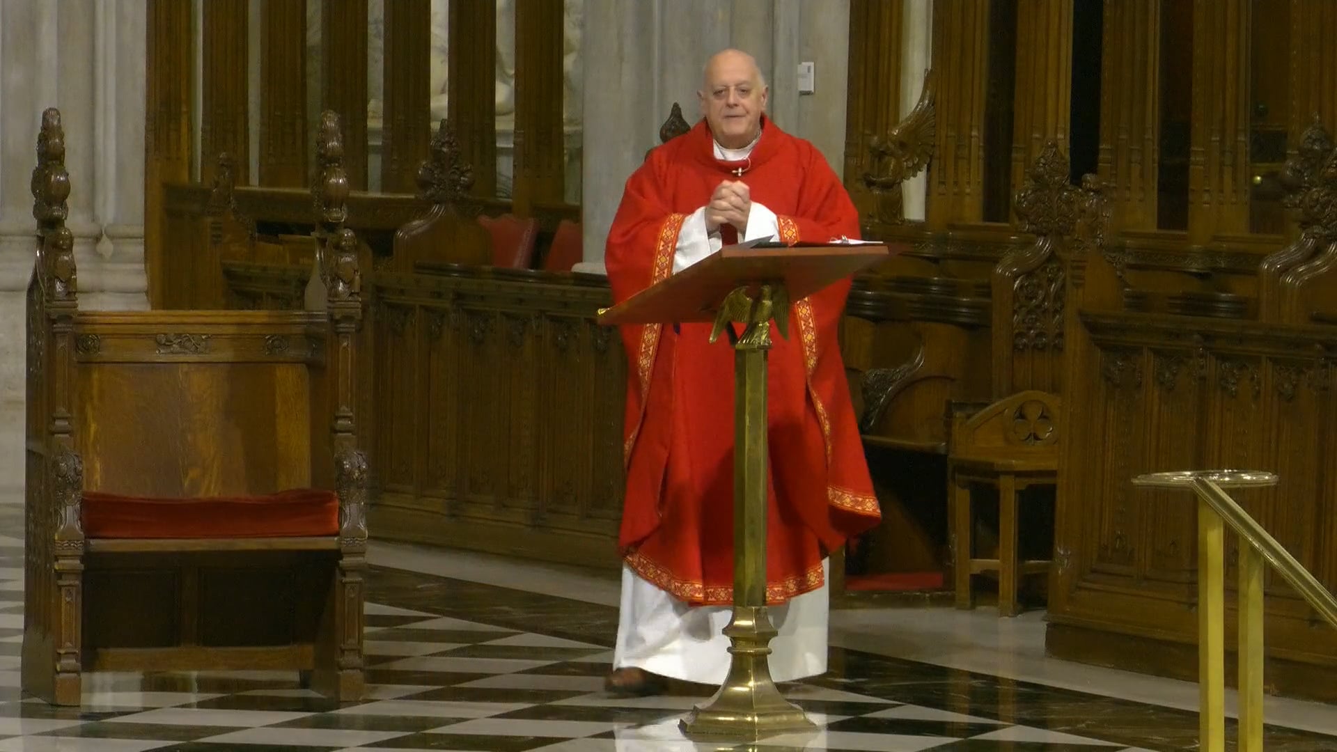 Mass from St. Patrick's Cathedral - November 24, 2025