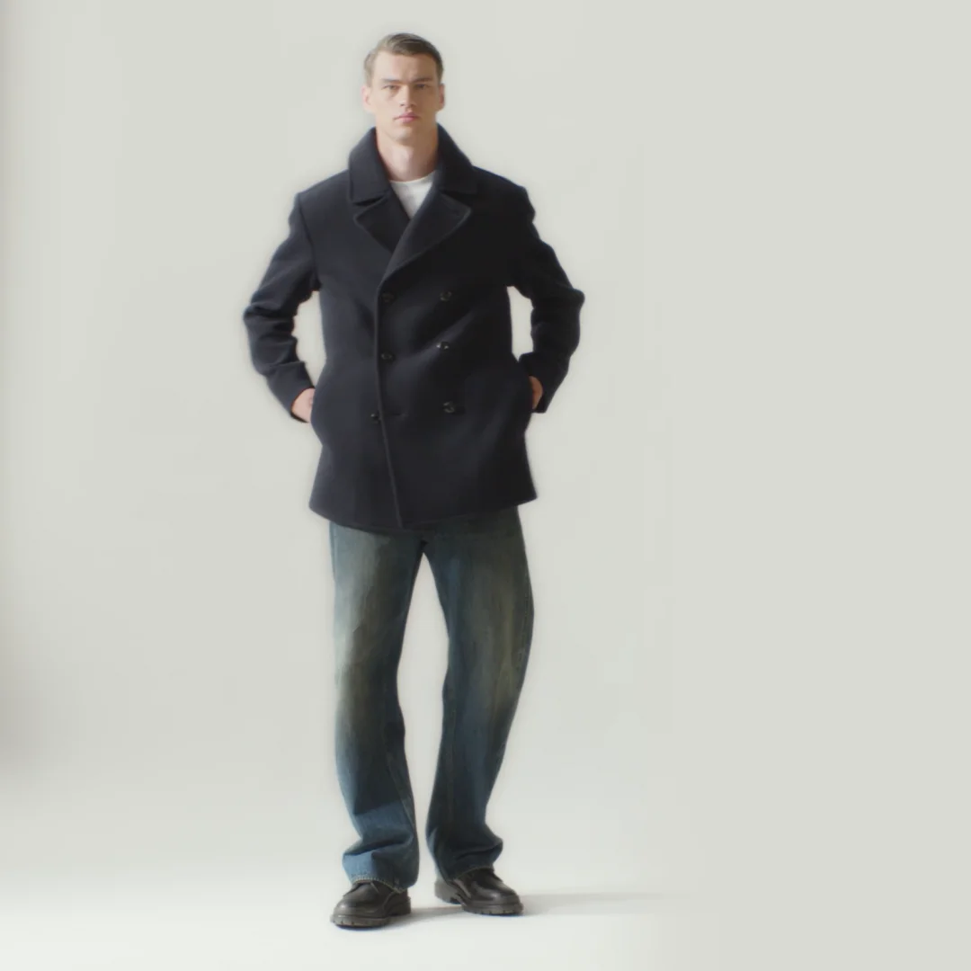 Wool Peacoat | Dark blue | G-STAR® US