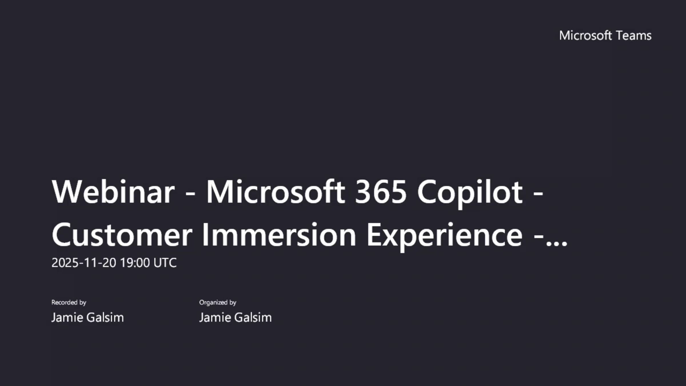Microsoft 365 Copilot - Customer Immersion Experience | Videos & Movies ...