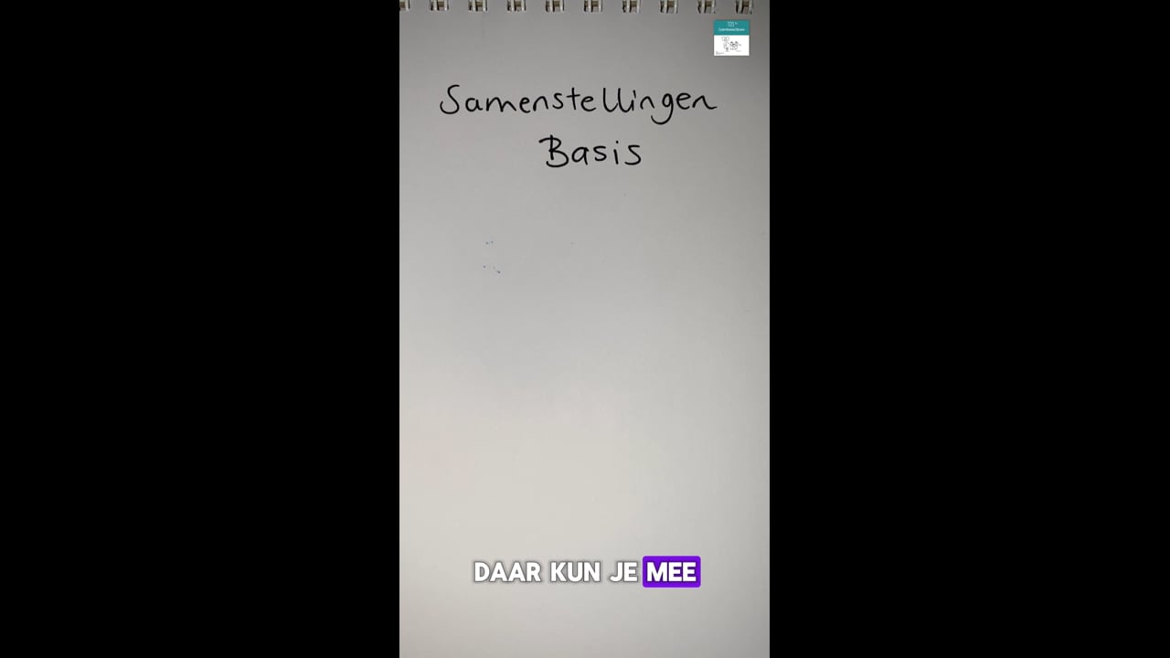 1. Samenstellingen – basis