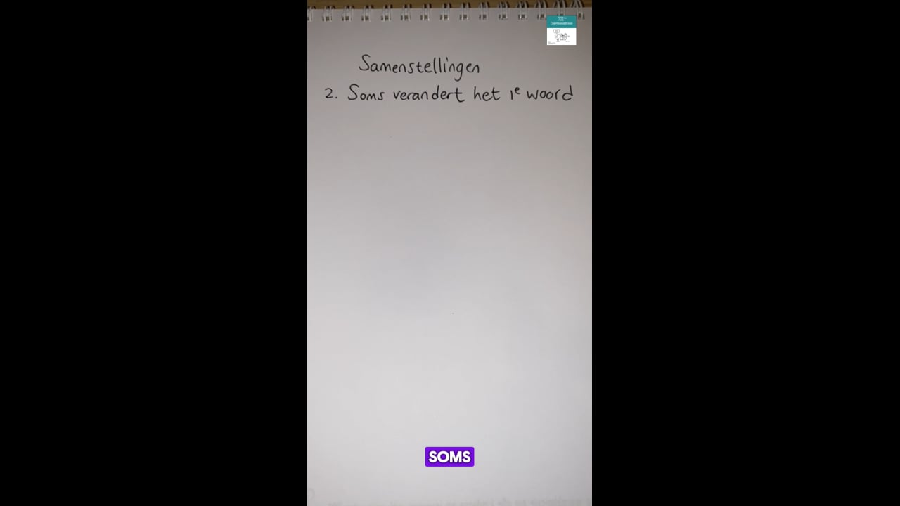 2. Samenstellingen – eerste woord verandert (paddenstoel, kippenei)