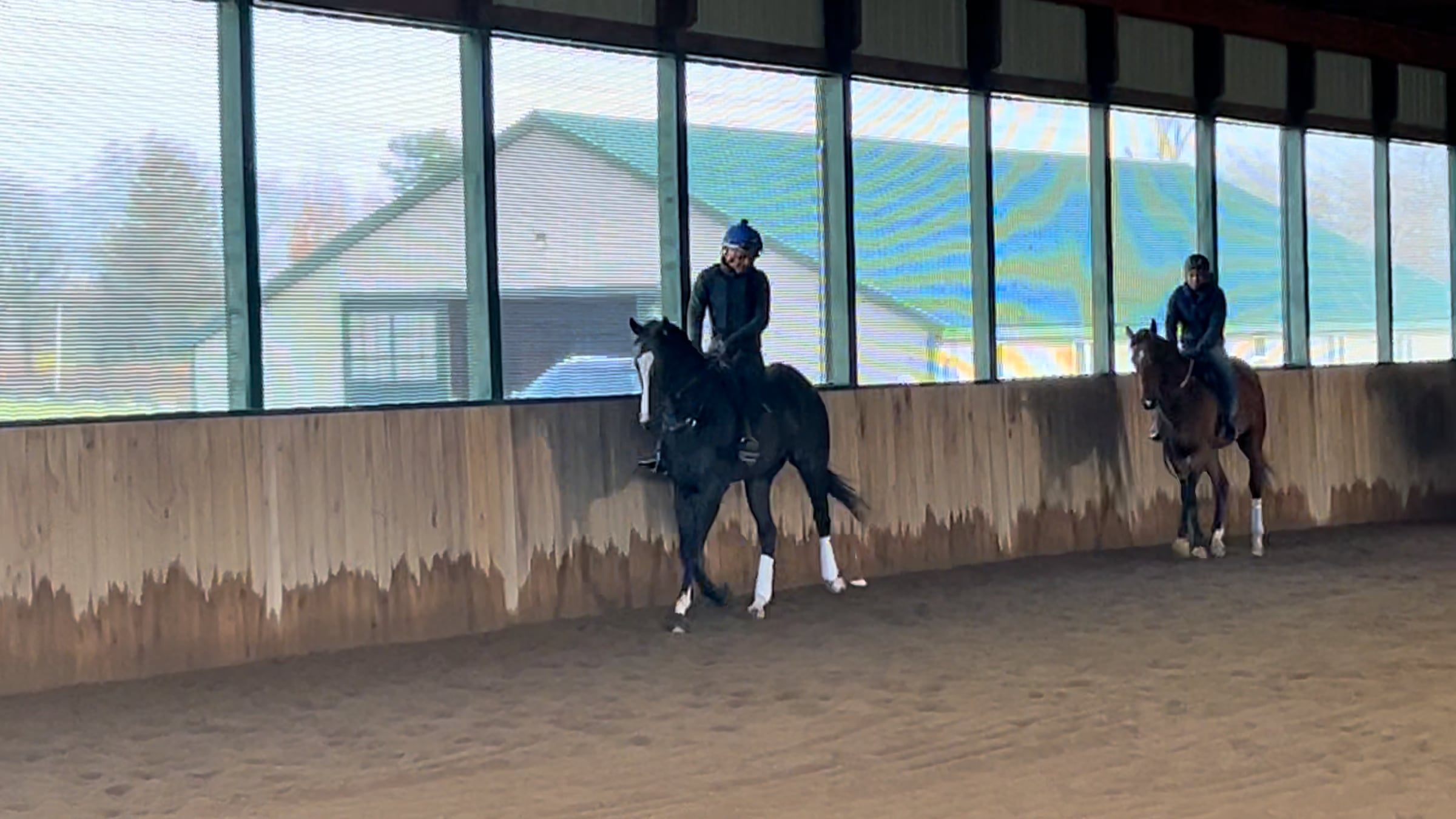 Hyperlink Under Saddle at the Farm