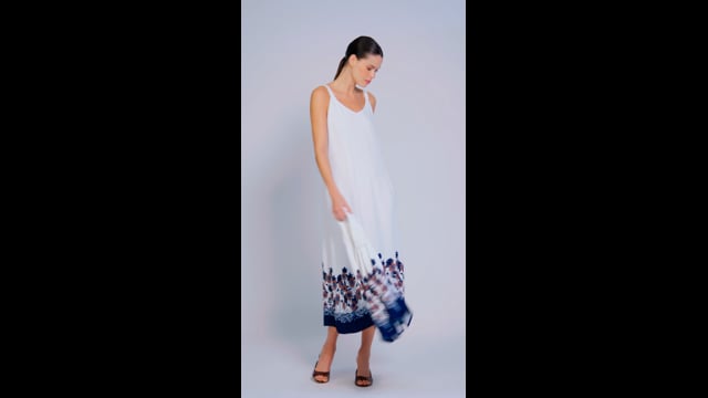 Vestido Viscose Estampa Girassóis Sara