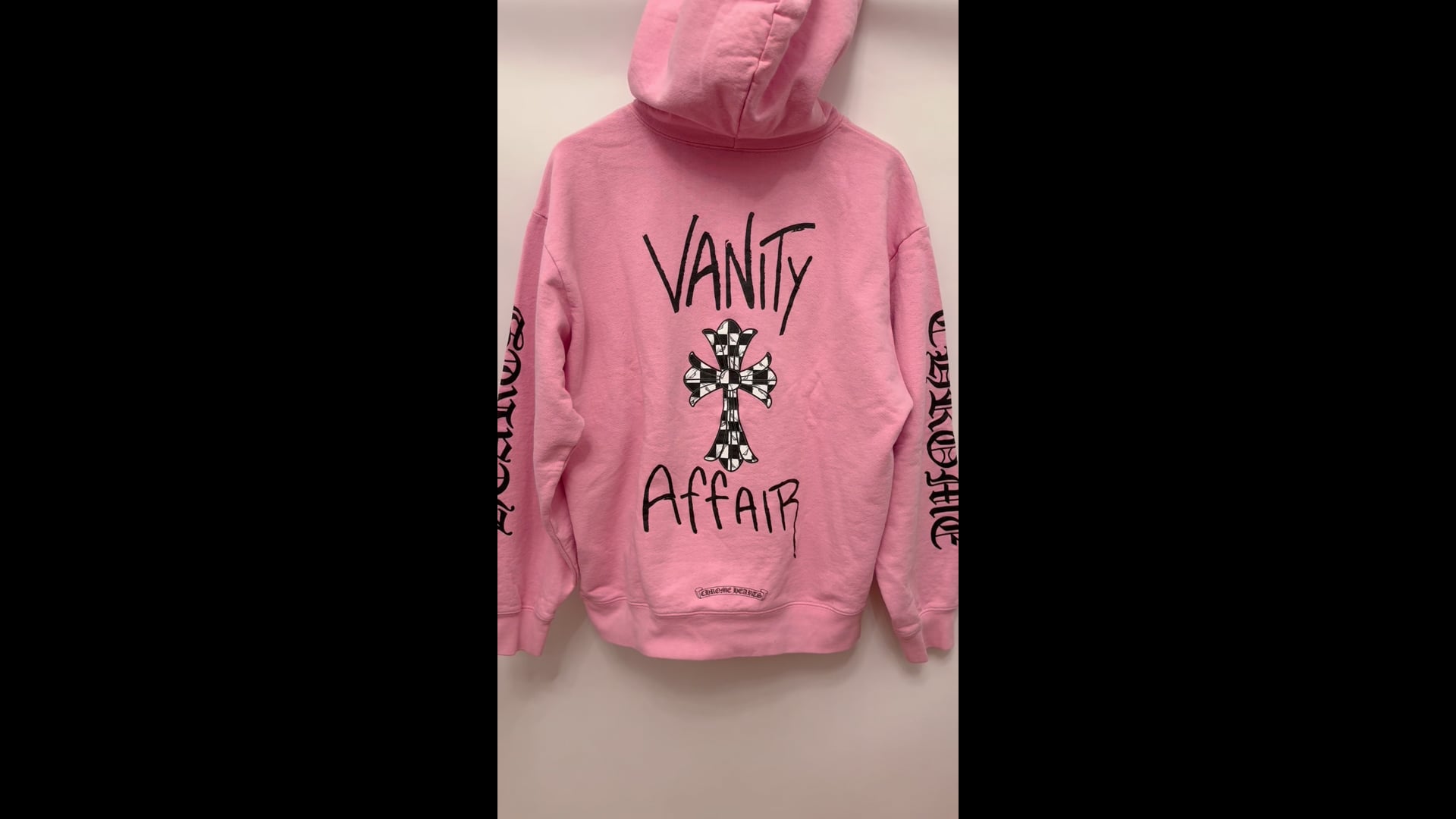 Chrome Hearts X Matty boy Vanity Affair hoodie pink sweatshirt For