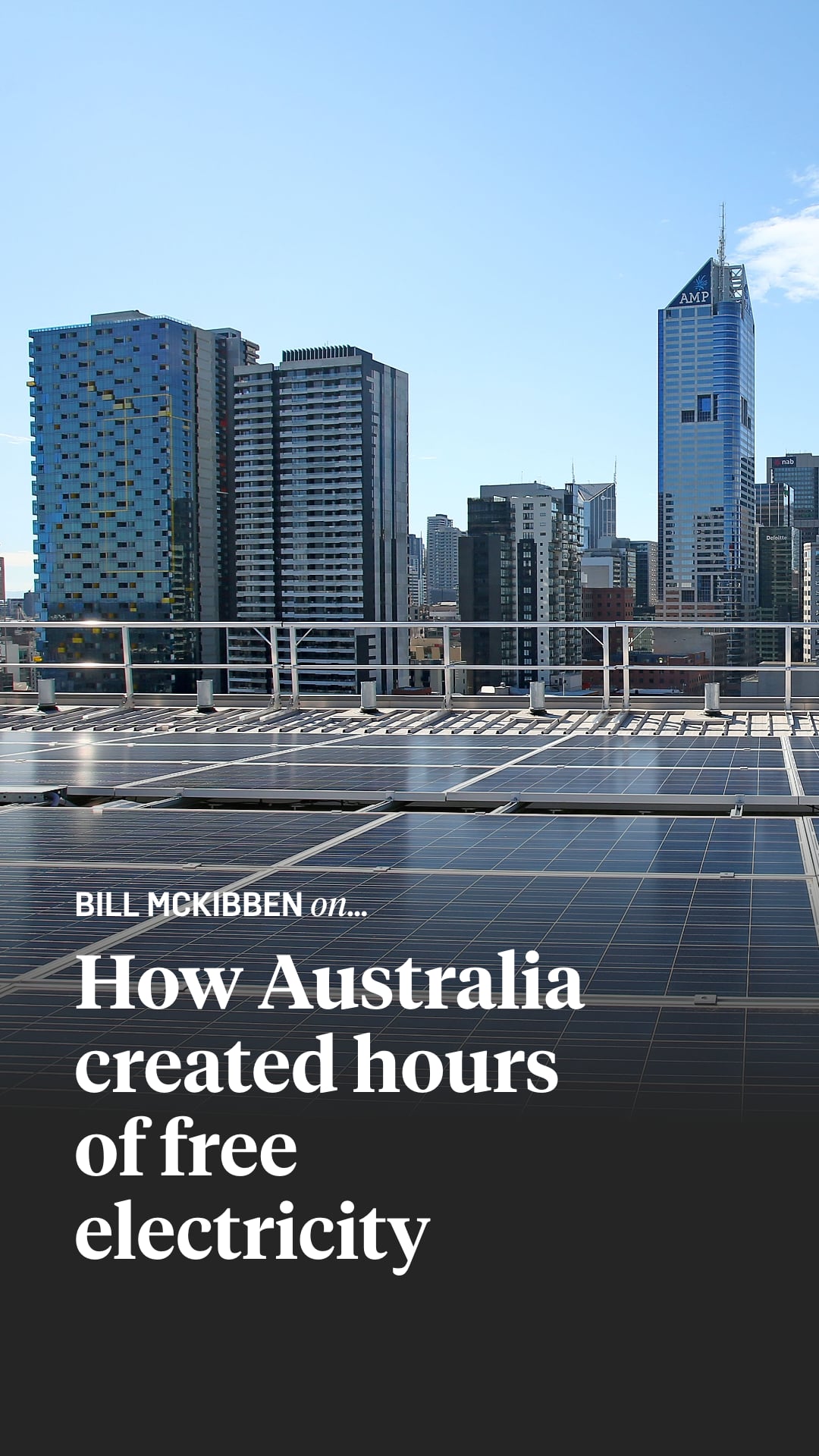 How Australia created hours of free electricity