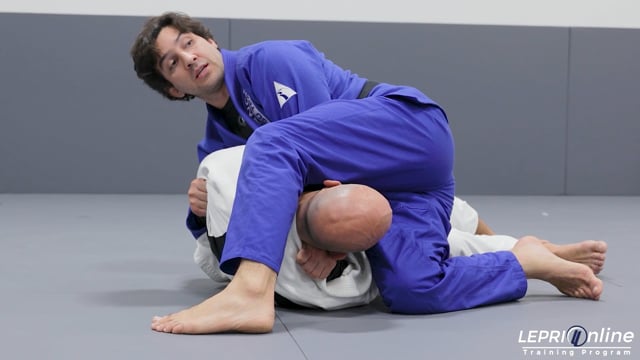 Knee Cut to Canto Choke Submission from Top Position