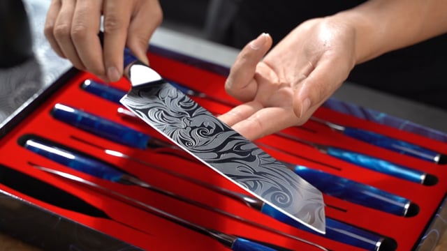 Seido Tengoku 10-Piece Damascus Chef Knife Set | StackSocial