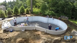Radiant Swimming Pool Construction Metric Series Freeform