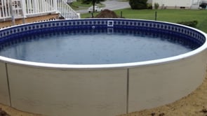 Radiant Metric Series 24 ft. Round Above Ground Swimming Pool