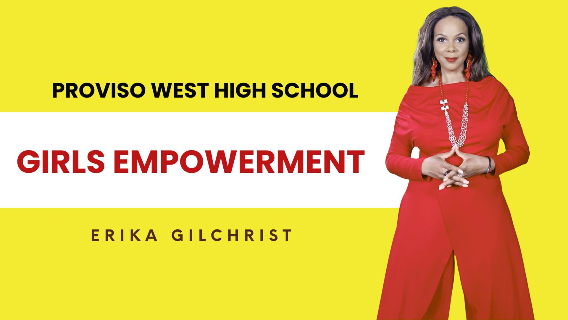 Promotional video thumbnail 1 for Award-Winning Speaker Erika Gilchrist
