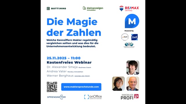 Die Magie der Zahlen: Welche Kennziffern Makler regelmäßig vergleichen sollten und was dies für die Unternehmensentwicklung bede