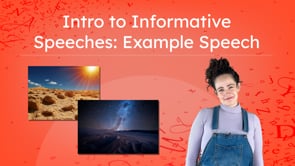 Intro to Informative Speeches: Example Speech
