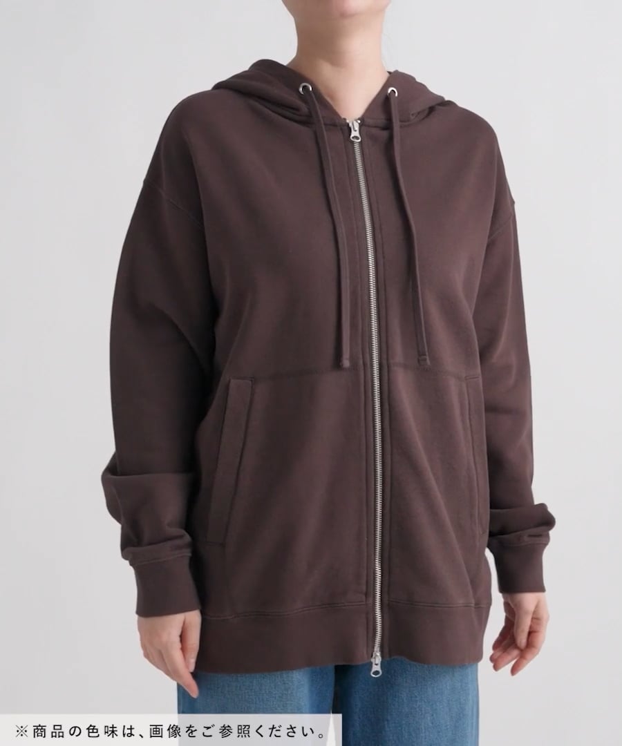 2サイズ展開】クラフトスウェットWZIPパーカー【一部追加予約/新色追加