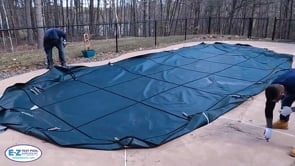How to Remove a Winter Safety Cover From an Inground Pool