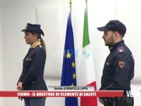 Fermo - Il questore Di Clemente ai saluti