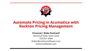 Automate Pricing