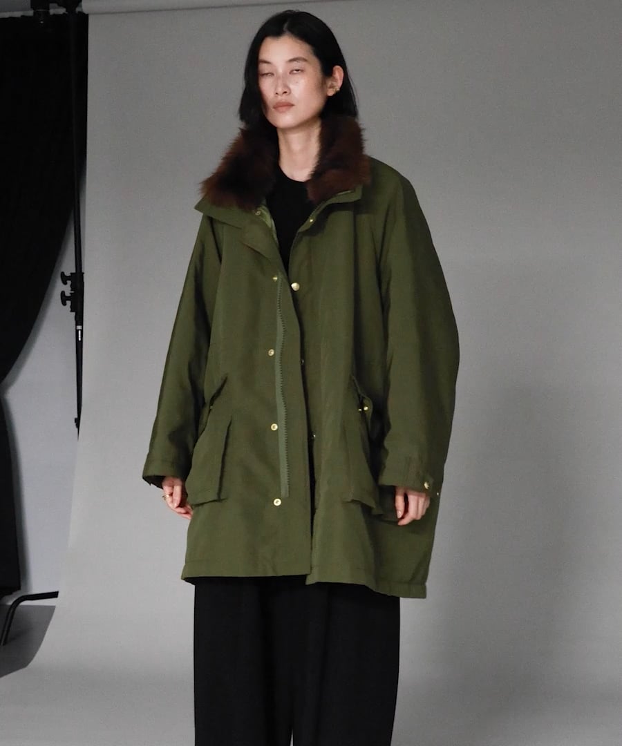 &RC＞フェイクファーエリツキスウェーディッシュモッズコート | [公式