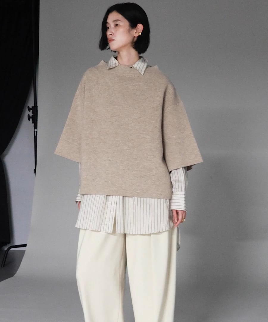 ダブルフェイスニットプルオーバー | [公式]カレンソロジー