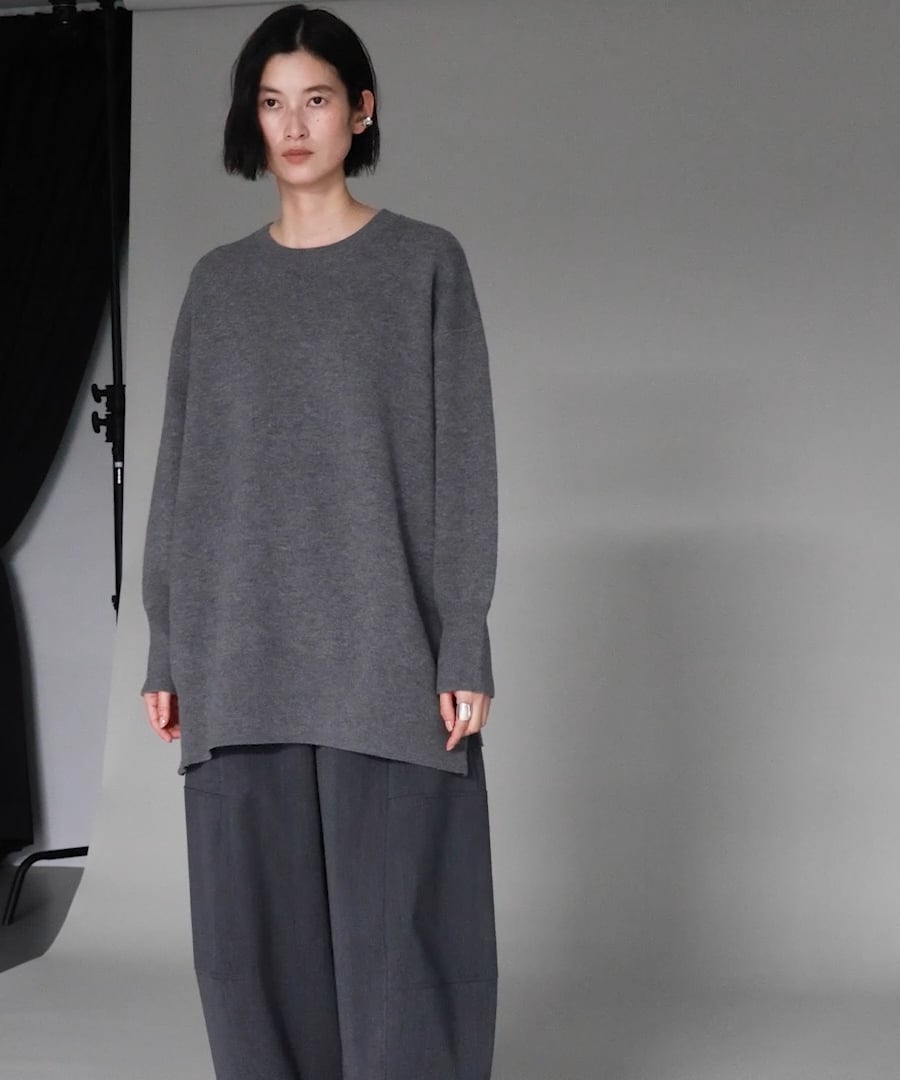 ダブルフェイスロングニットプルオーバー | [公式]カレンソロジー