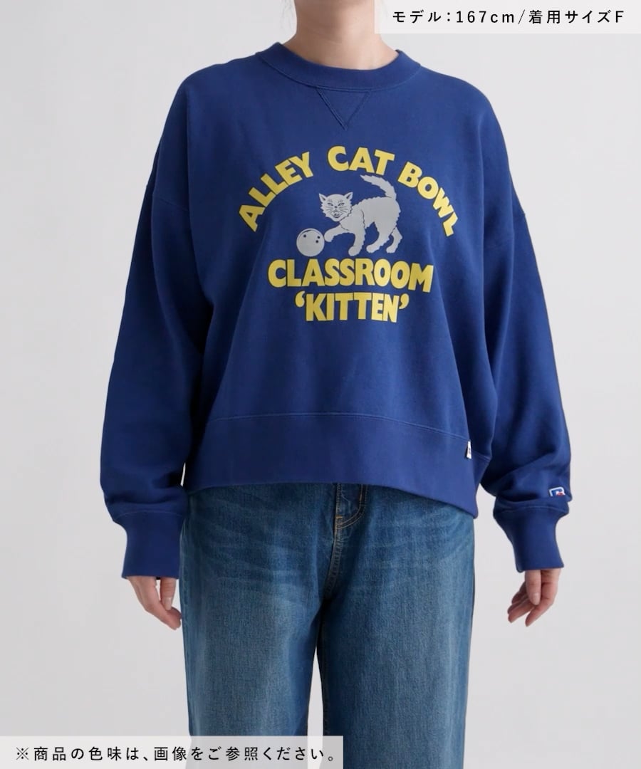 RUSSELL ATHLETIC (ラッセルアスレティック）】別注プリントスウェット