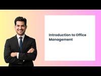 Module 1 Introduction to Office Management