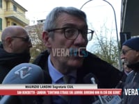San Benedetto - Landini: “Continua strage sul lavoro, Governo non fa ciò che serve”