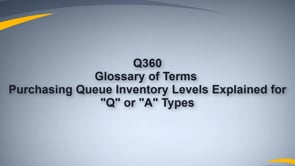 Interpret Inventory Levels in Purchasing Q