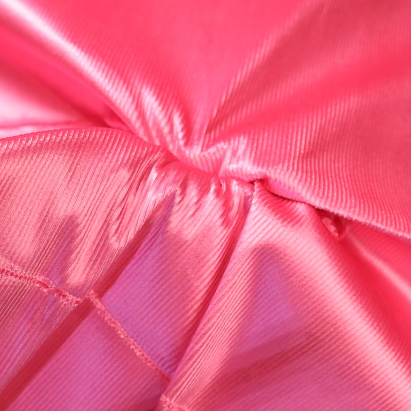 Vidéo: Velours côtelé 500 raies coton, viscose & élasthanne - Rose bonbon