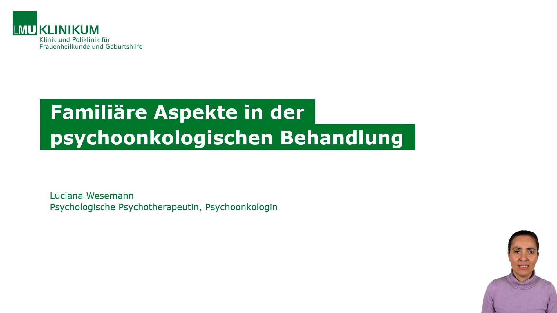 Thumbnail von Familiäre Aspekte in der psychoonkologischen Behandlung