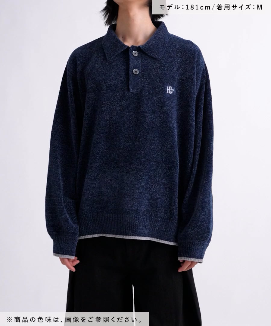 ロゴモールニットポロ | [公式]ハレ（HARE）通販