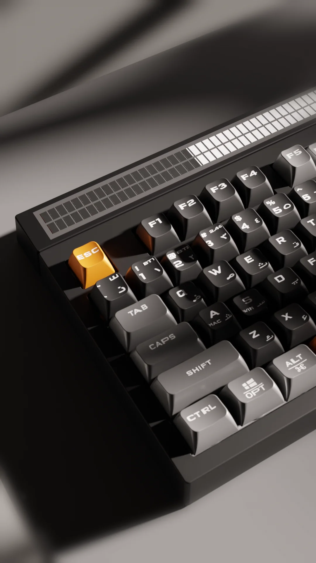 ZK30: 3 Mode Bluetooth 5.3 Type-C wired keyboard