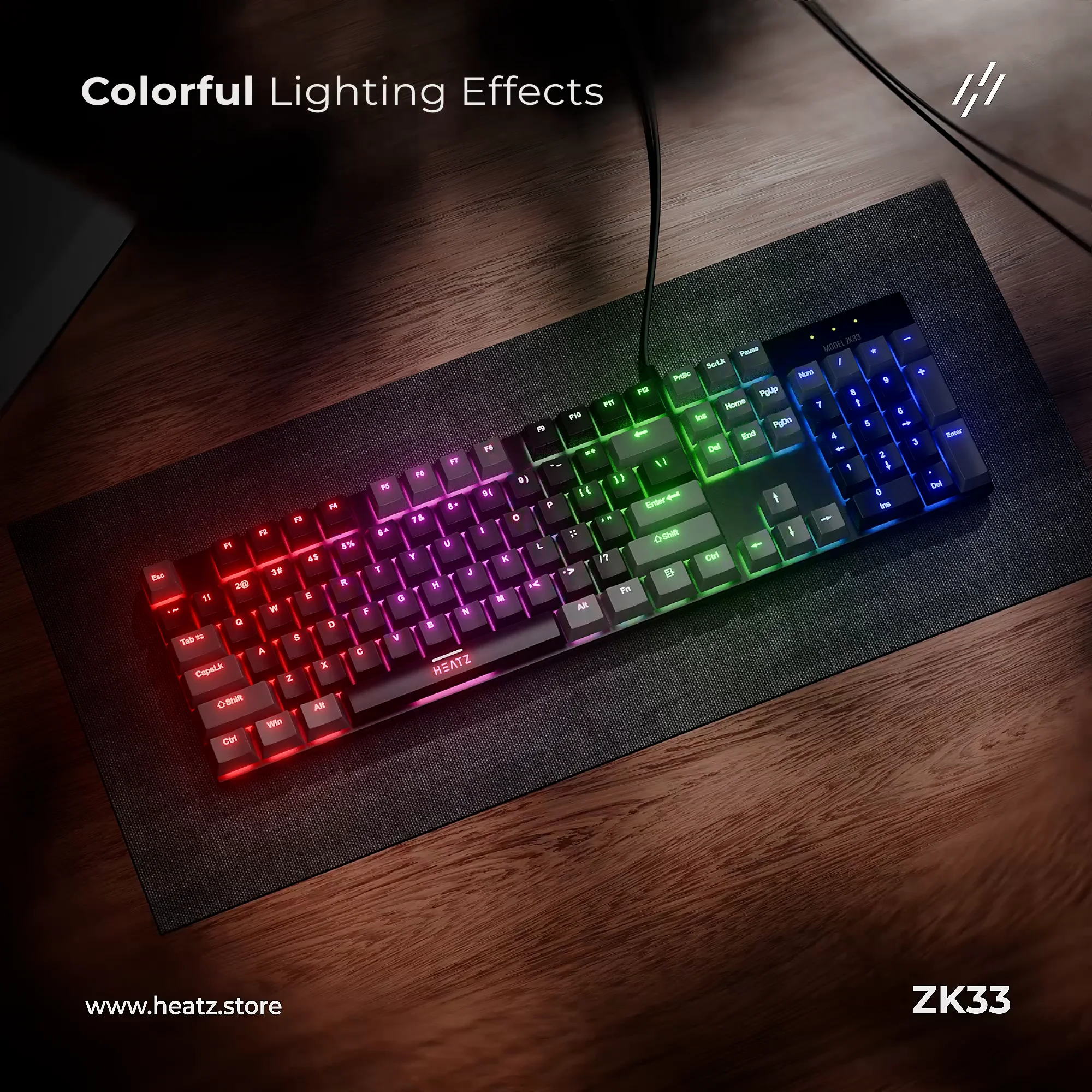 ZK33 Mechanical Gaming Keyboard – Feel Every Move