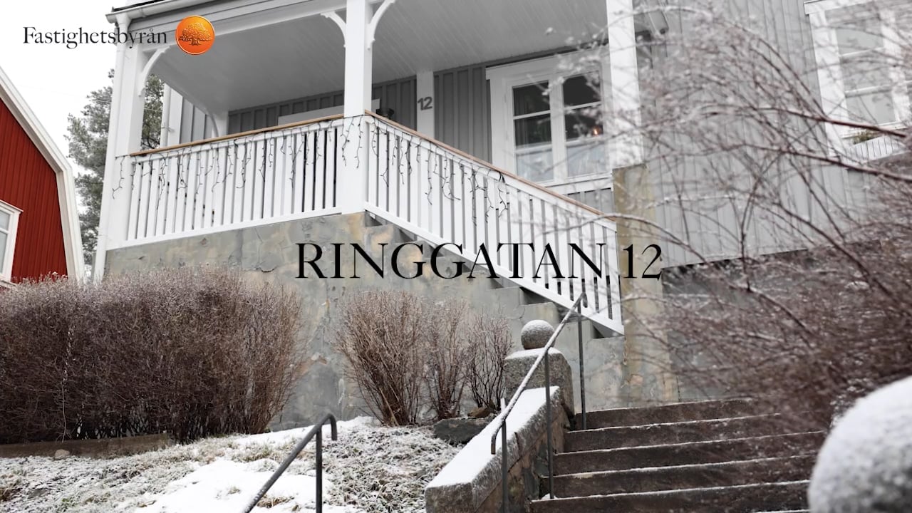 7 rum Villa på Ringgatan 12 Egnahem Nässjö kommun - video