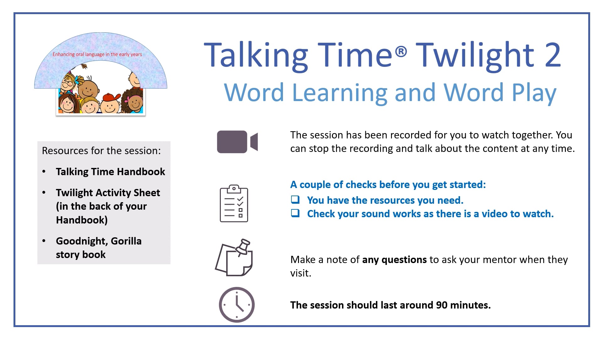 Talking Time Webinar: Word Learning | Videos & Movies on Vimeo
