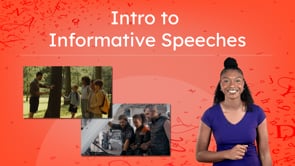 Intro to Informative Speeches