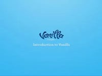 Introduction to Vanilla