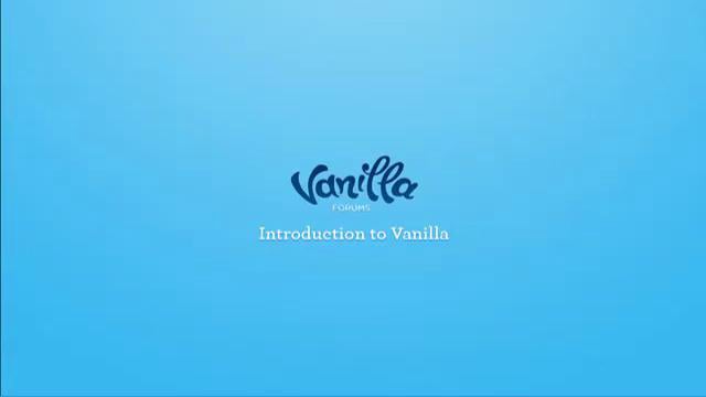 Introduction to Vanilla