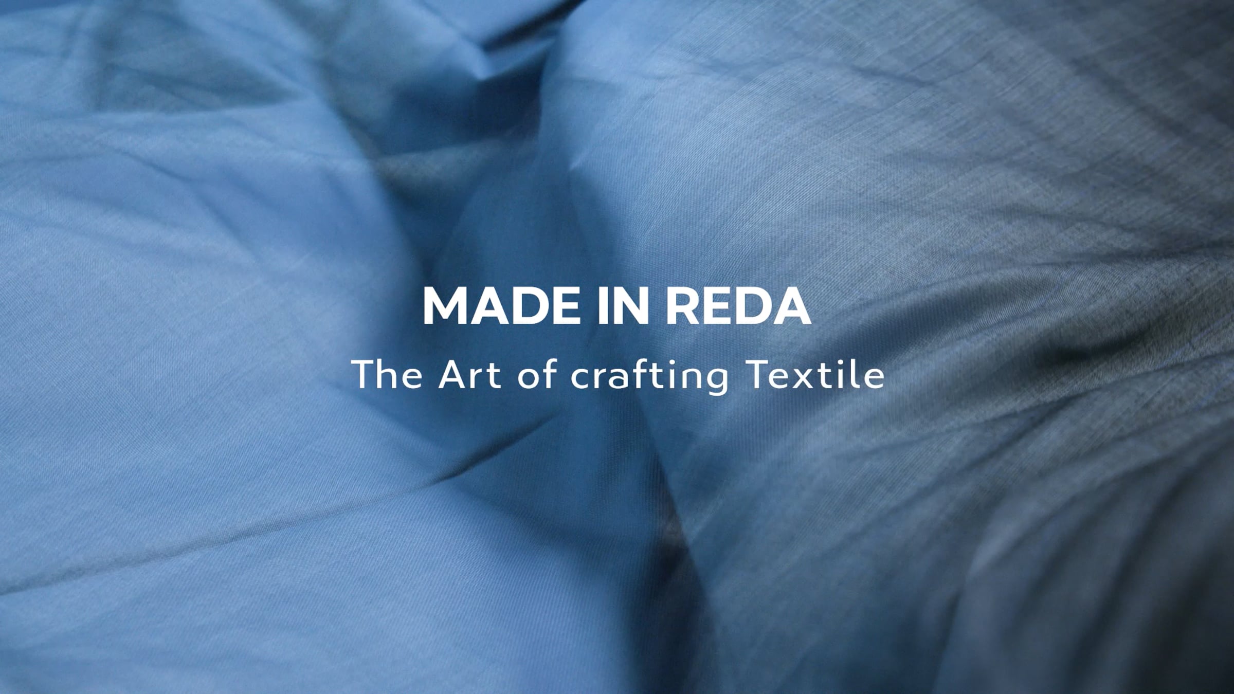 Made in Reda - The Art of crafting Textile | Videos & Movies on Vimeo