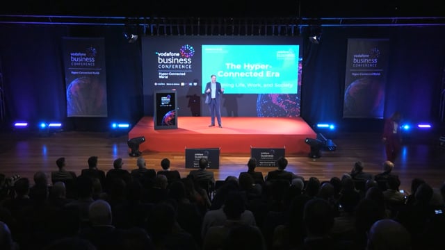 Andrew Grill on being Hyperconnected at Vodafone Business in Lisbon