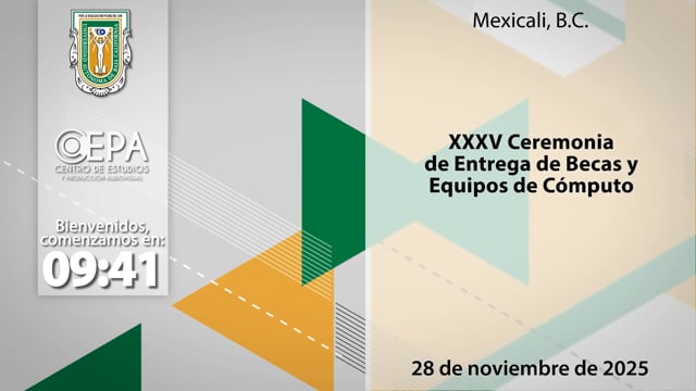 XXXV Ceremonia de entrega de apoyos y equipos de cómputo.