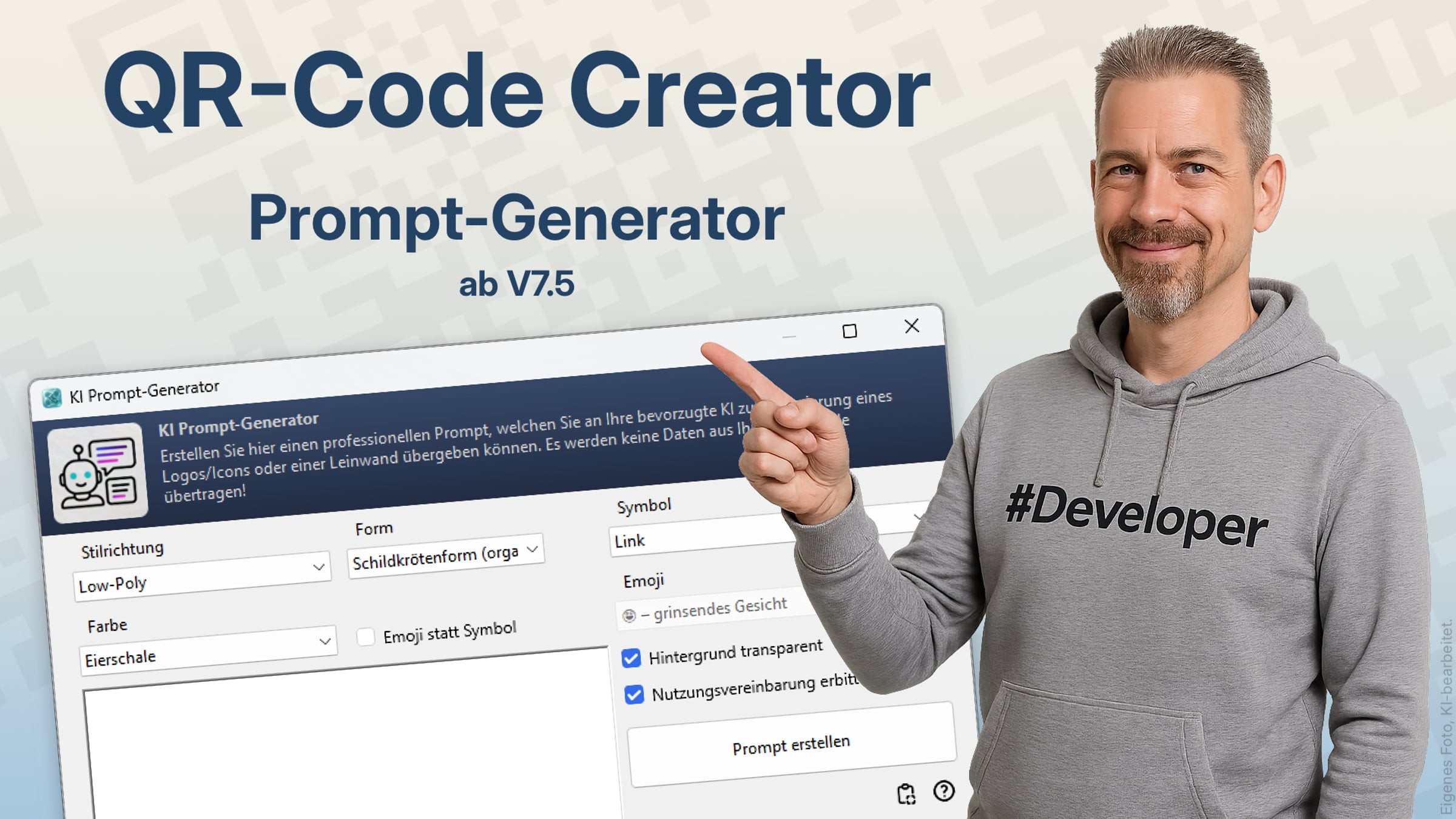 QR-Code Creator V7.5 - Jetzt mit Prompt-Generator | Videos & Movies on ...