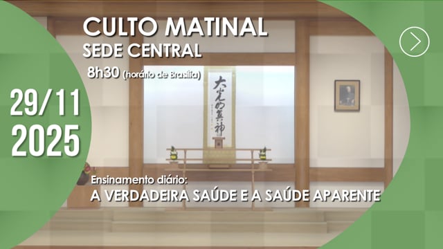 Capa do vídeo do “Culto Matinal | Sede Central - 29/11/2025”.