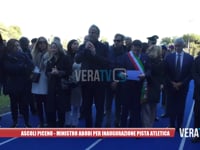 Ministro Abodi ad Ascoli per l’inaugurazione della pista d’atletica ricorda Carlo Vittori