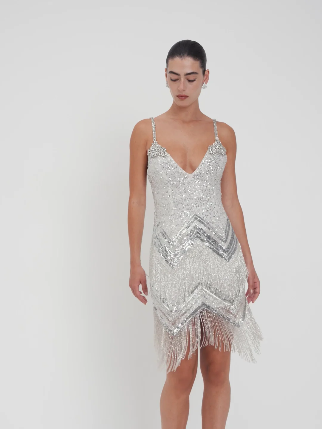 Nora | Beaded Sequin Mini Dress