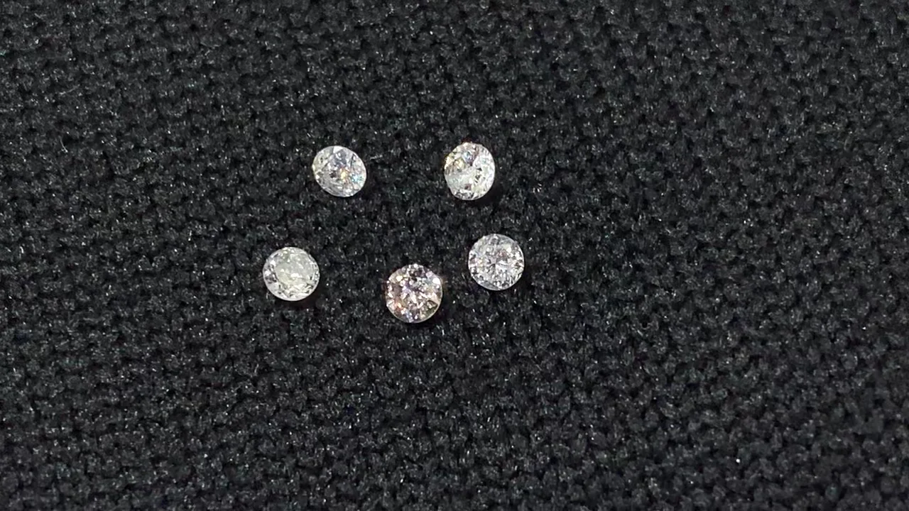 ダイヤモンド ルース ファセットカット 5粒セット NO.221【1点もの