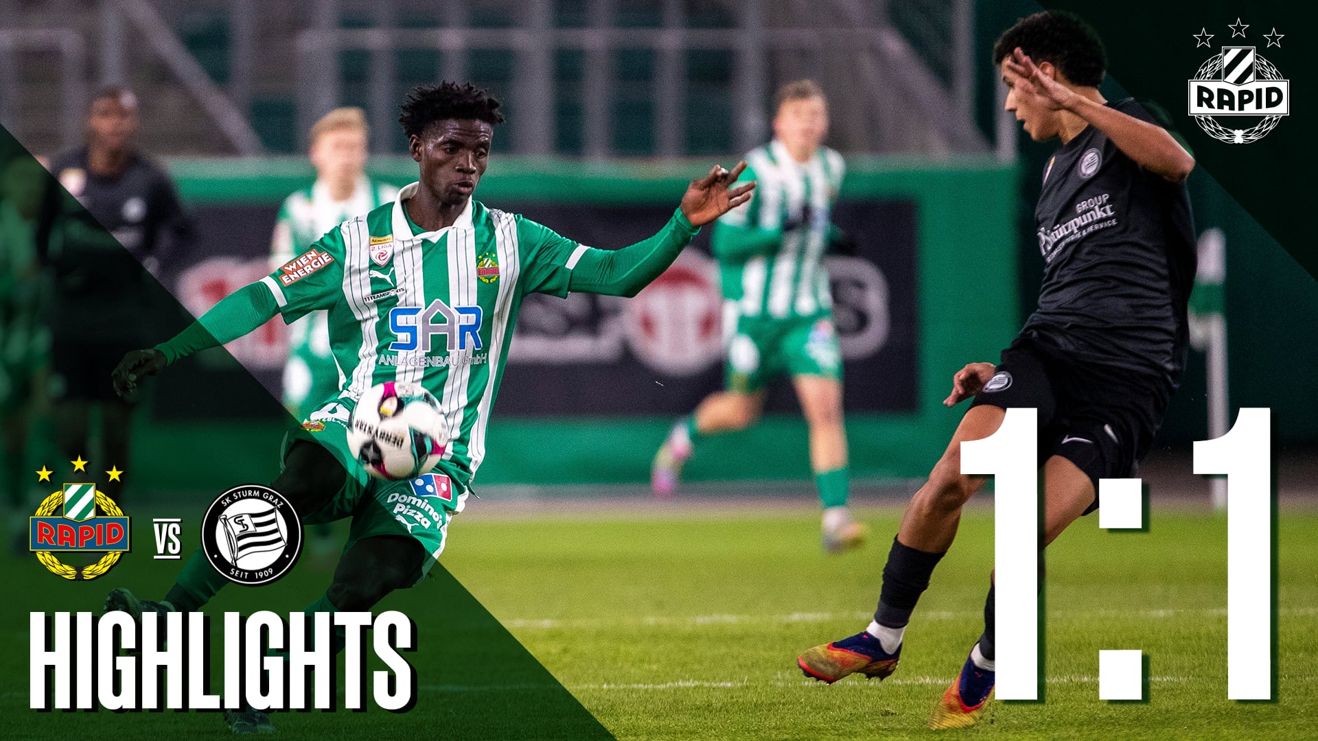 Highlights: SK Rapid II - SK Sturm Graz II
